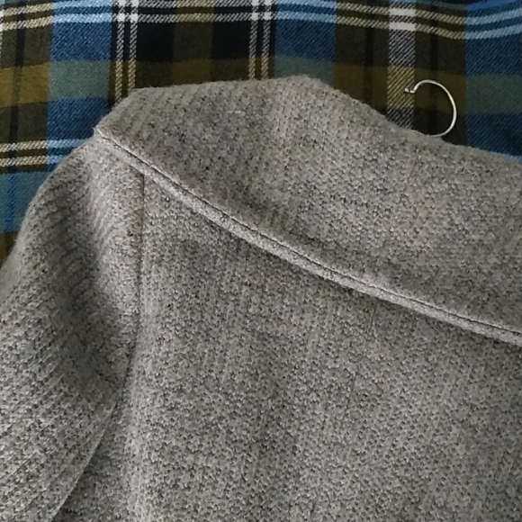 NWOT Grey Wool Coat - Picture 2 of 4